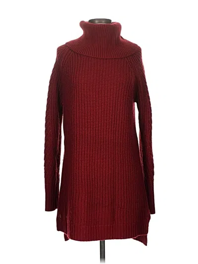 Pre-owned A New Day Turtleneck Sweater In Burgundy