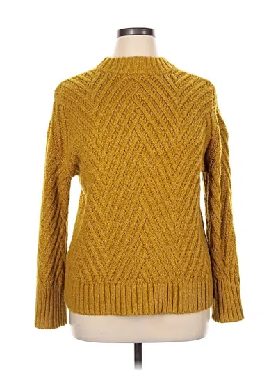 Pre-owned A New Day Turtleneck Sweater In Gold