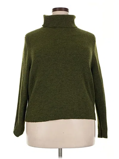 Pre-owned A New Day Turtleneck Sweater In Green