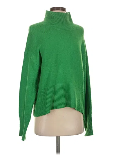 Pre-owned A New Day Turtleneck Sweater In Green