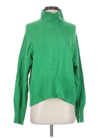 Pre-owned A New Day Turtleneck Sweater In Green