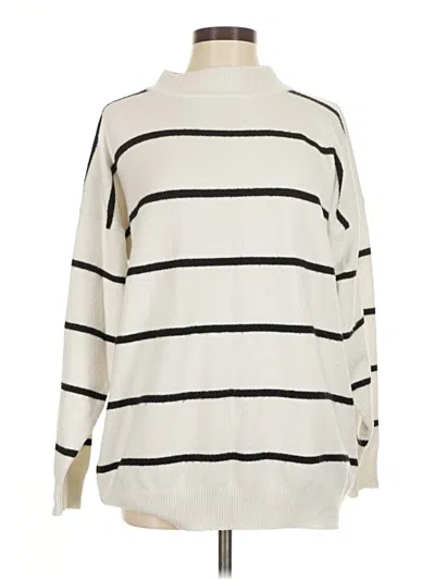 Pre-owned A New Day Turtleneck Sweater In Ivory