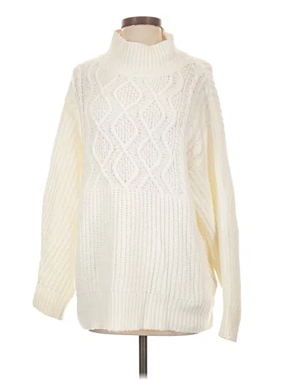 Pre-owned A New Day Turtleneck Sweater In Ivory