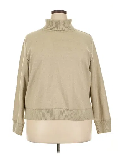 Pre-owned A New Day Turtleneck Sweater In Tan