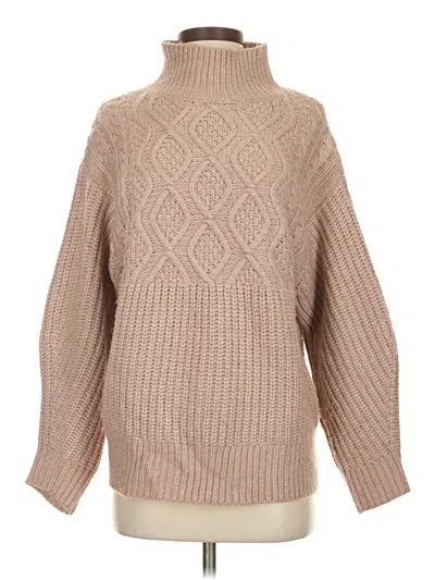 Pre-owned A New Day Turtleneck Sweater In Tan