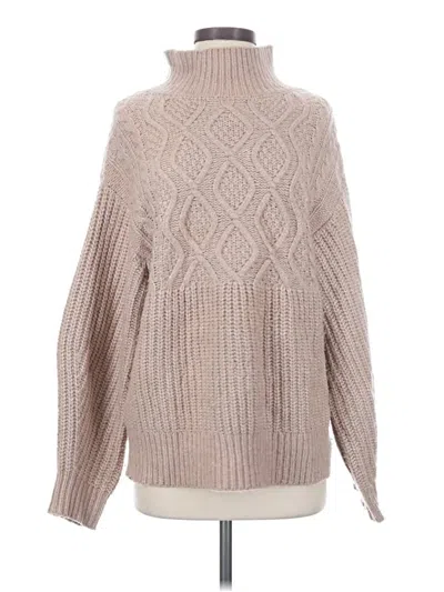 Pre-owned A New Day Turtleneck Sweater In Tan