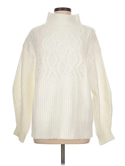 Pre-owned A New Day Turtleneck Sweater In White