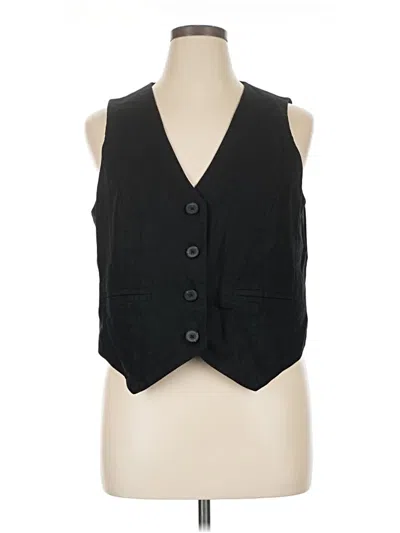 Pre-owned A New Day Tuxedo Vest In Black