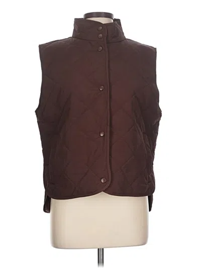 Pre-owned A New Day Vest In Brown