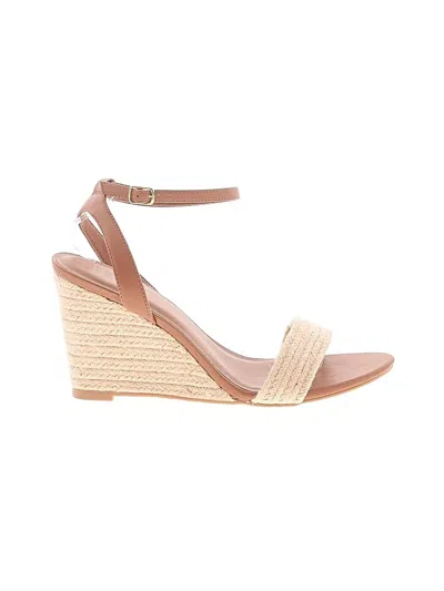 Pre-owned A New Day Wedges In Tan