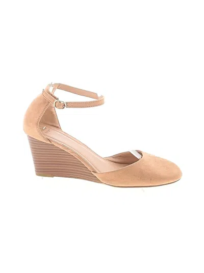 Pre-owned A New Day Wedges In Tan