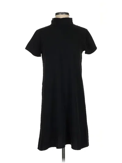 Pre-owned A New York Short Sleeve Top Black High Neck Tops