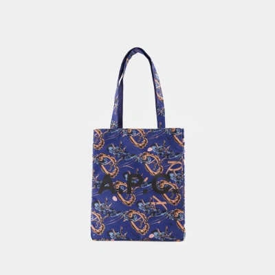 A P C Lou Reversible Shopper Bag - A.p.c. - Synthetic - Blue
