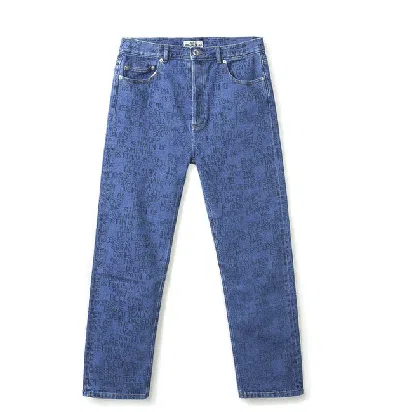 Pre-owned A P C X Brain Dead Jean Crypt In Blue