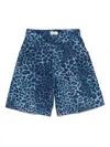 A Paper Kid Animalier Shorts In Green
