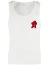 A Paper Kid Tank Top In 白色