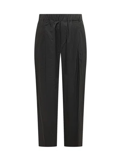 A Paper Kid Black Regular Elasticated Pants