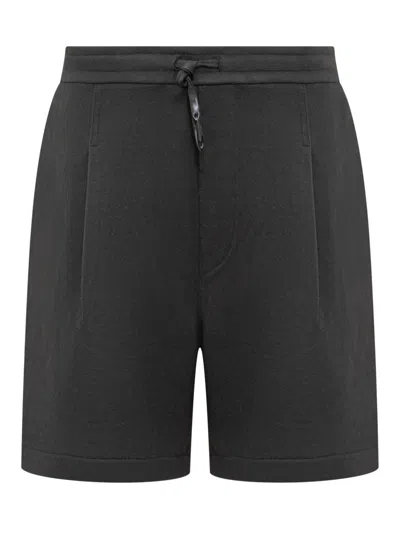 A Paper Kid Black Solid Shorts