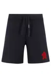 A Paper Kid Logo-print Track Shorts In Blue