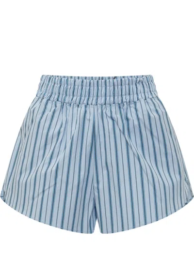 A Paper Kid Blue Stripes Shorts