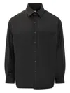 A Paper Kid Button-down Pocket Shirt In Black