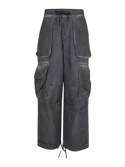 A Paper Kid Casual Trousers In Black