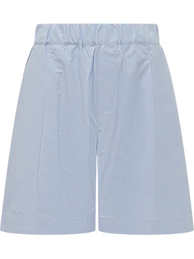 A Paper Kid Chic Bermuda Shorts In Cielo