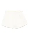 A Paper Kid Corded-lace Shorts In White