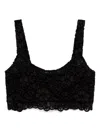 A Paper Kid Corded-lace Top In Black