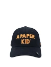 A PAPER KID COTTON HAT WITH FRONTAL LOGO