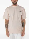 A Paper Kid Logo Cotton T-shirt In Neutrals