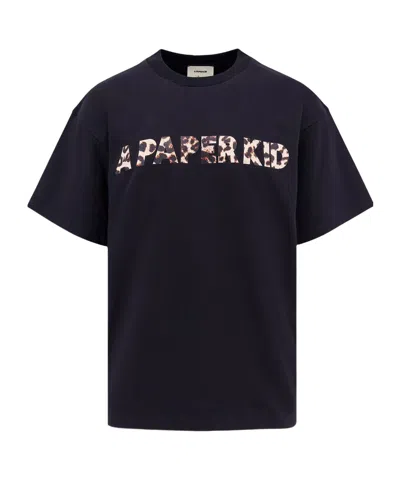 A Paper Kid Cotton T-shirt With Animalier Print