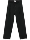 A Paper Kid Cotton Track Pants In Black