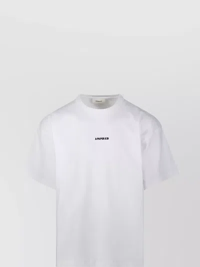 A Paper Kid Crew Neck Short Sleeves In White