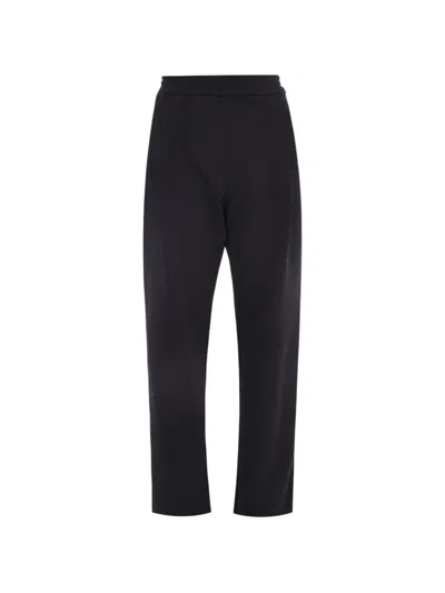 A Paper Kid Crystal-embellished Pleated Trousers In Black