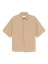 A Paper Kid Cut-away-collar Shirt In Neutrals