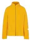 A Paper Kid Knitted Jacket In Yellow