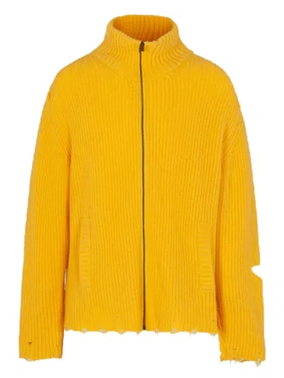 A PAPER KID DISTRESSED CARDIGAN