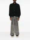 A Paper Kid Drawstring-hem Shirt In Black