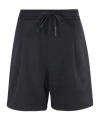 A Paper Kid Drawstring Casual Shorts In Black