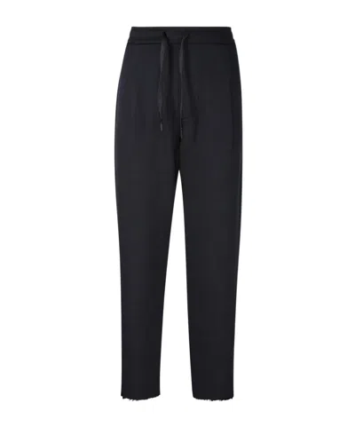 A Paper Kid Elastic Waist Sweatpants In Black