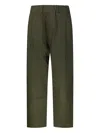 A Paper Kid Elasticated-waistband Trousers In Green