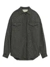A Paper Kid Embellished-pocket Shirt In Gray