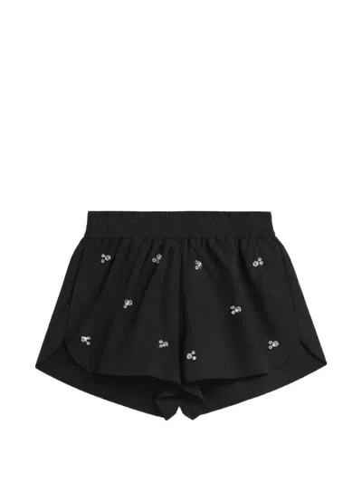 A Paper Kid Embellished Shorts In Black
