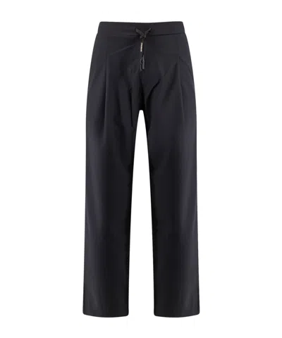 A Paper Kid Flannel Trousers In Black