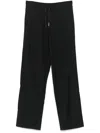 A Paper Kid Cotton Track Pants In Black