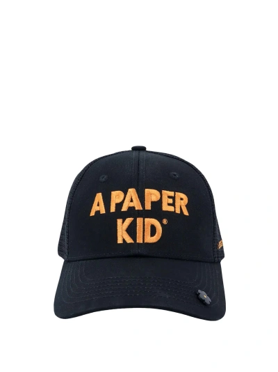 A Paper Kid Hat In Black