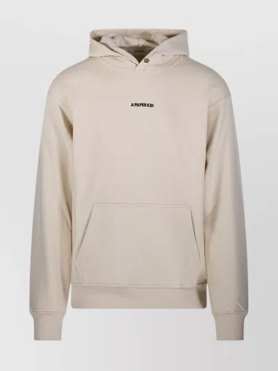 A PAPER KID HOODED SWEATSHIRT FRONT POCKET