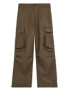 A Paper Kid Houndstooth Cargo Pants In Gray