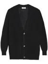 A Paper Kid Jewel Botton Cardigan Clothing In Black